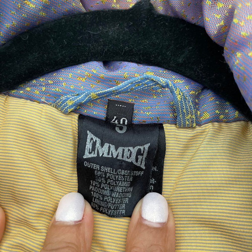 Vintage Emmegi Belted Winter ski jacket with high collar ladies size M/L - Picture 4 of 9